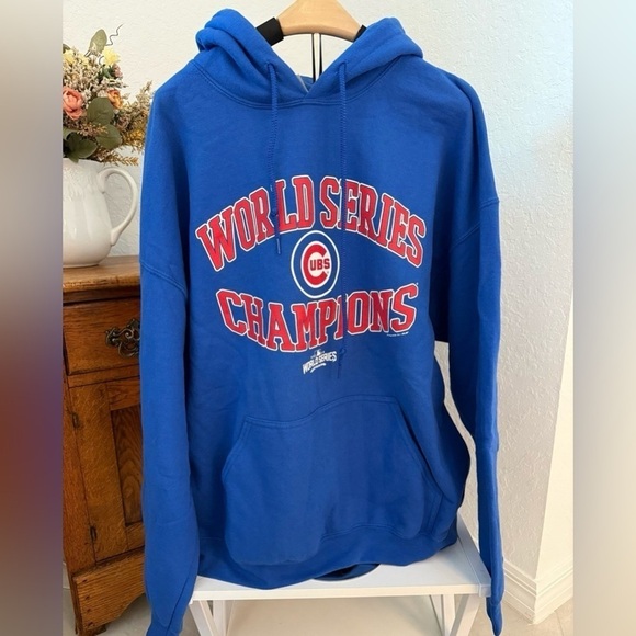 Chicago Cubs World Series Championship Hoodie XL - Picture 3 of 5